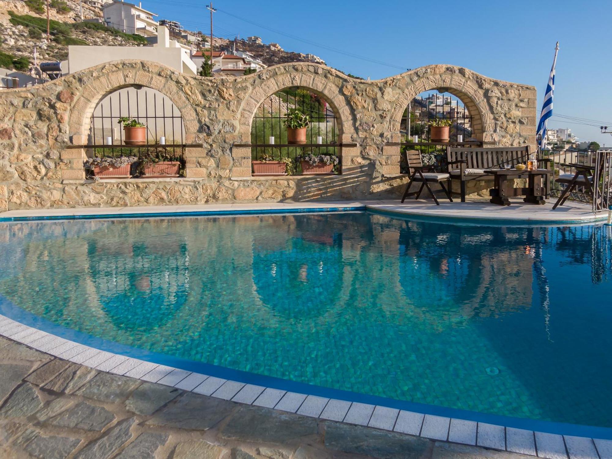 Four Seasons Stonework Castle Villa Лагониси Екстериор снимка